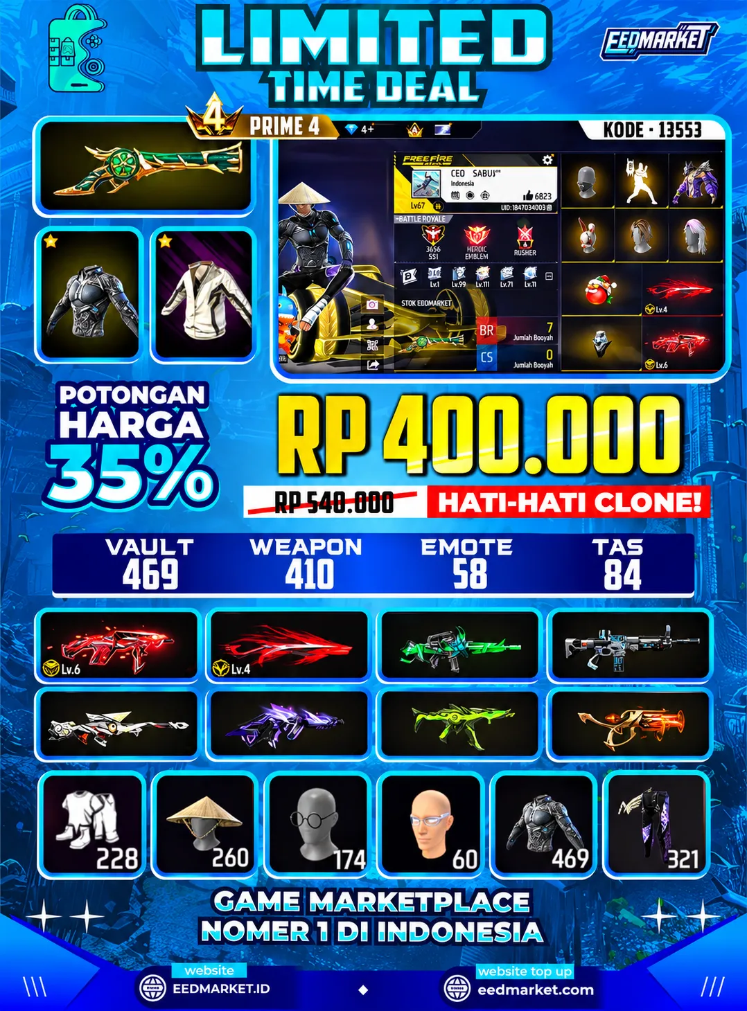 SG2 TROMPET EVO MP40 LVL6 EVO SG SCORPIO LVL4 ANGEL ON