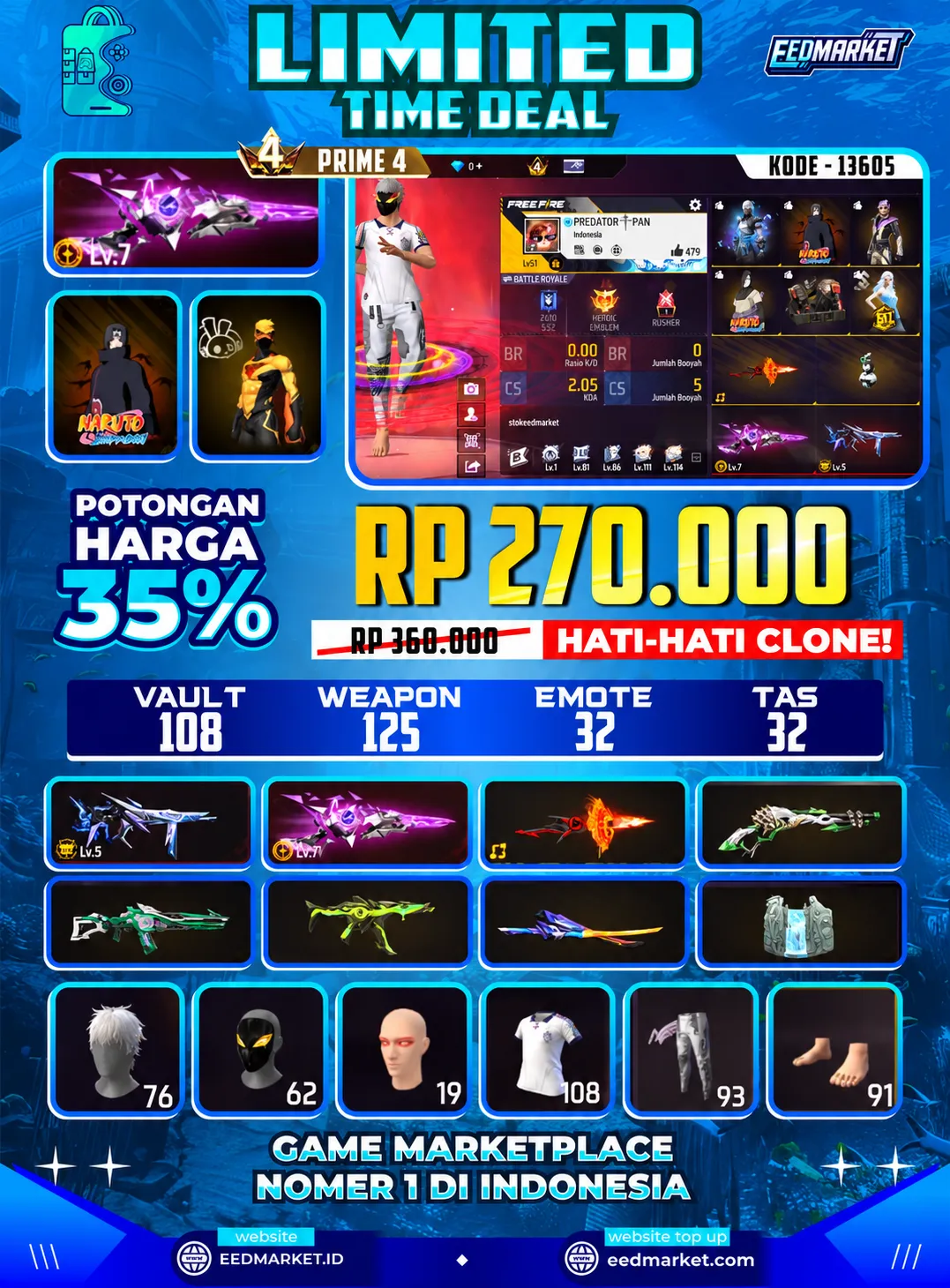 SG2 EVO MAX EVO LVL5 SG2 LUMUT ITACHI ANGEL