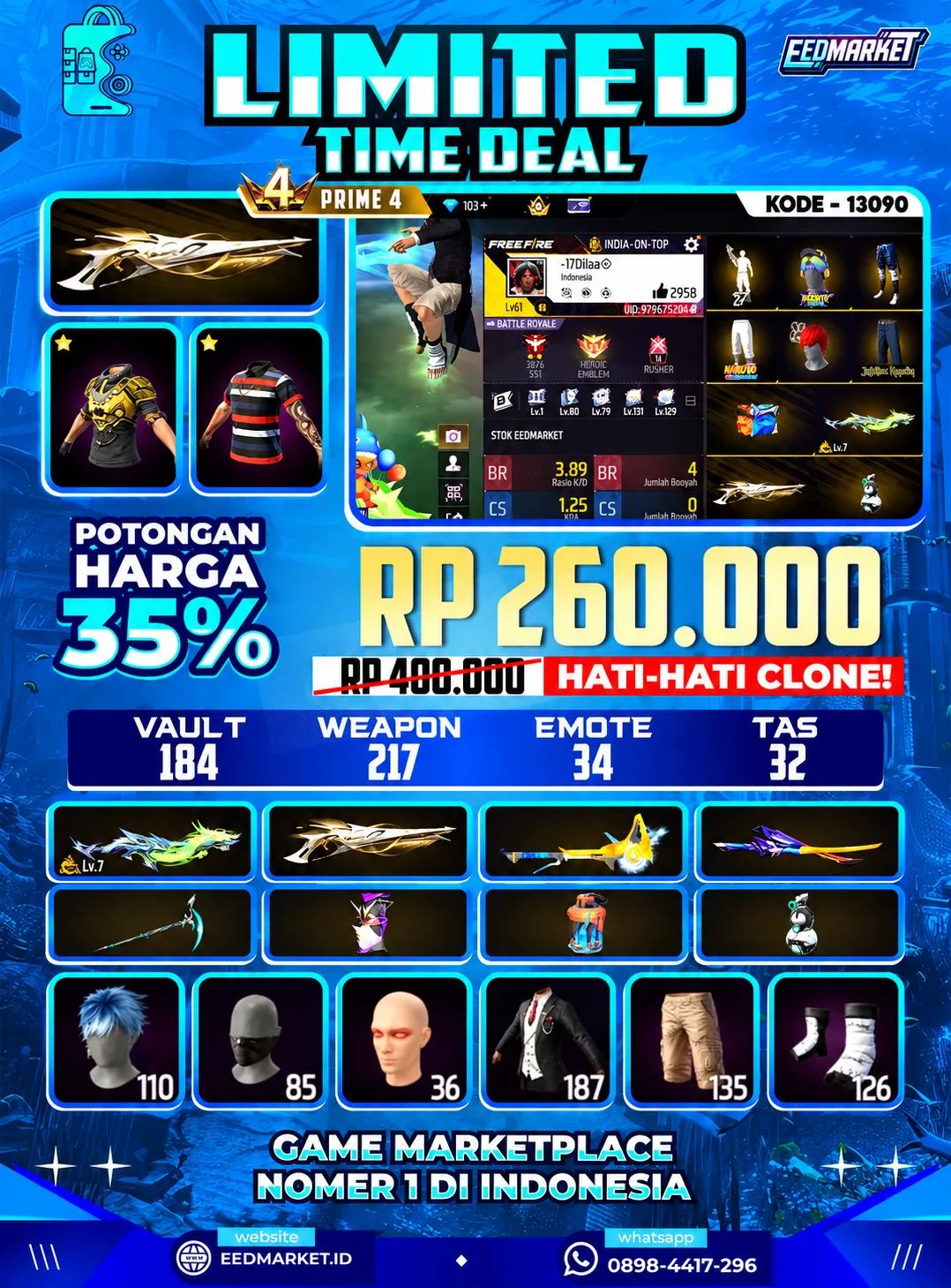 Sg Gurun Evo Parafal Level Max