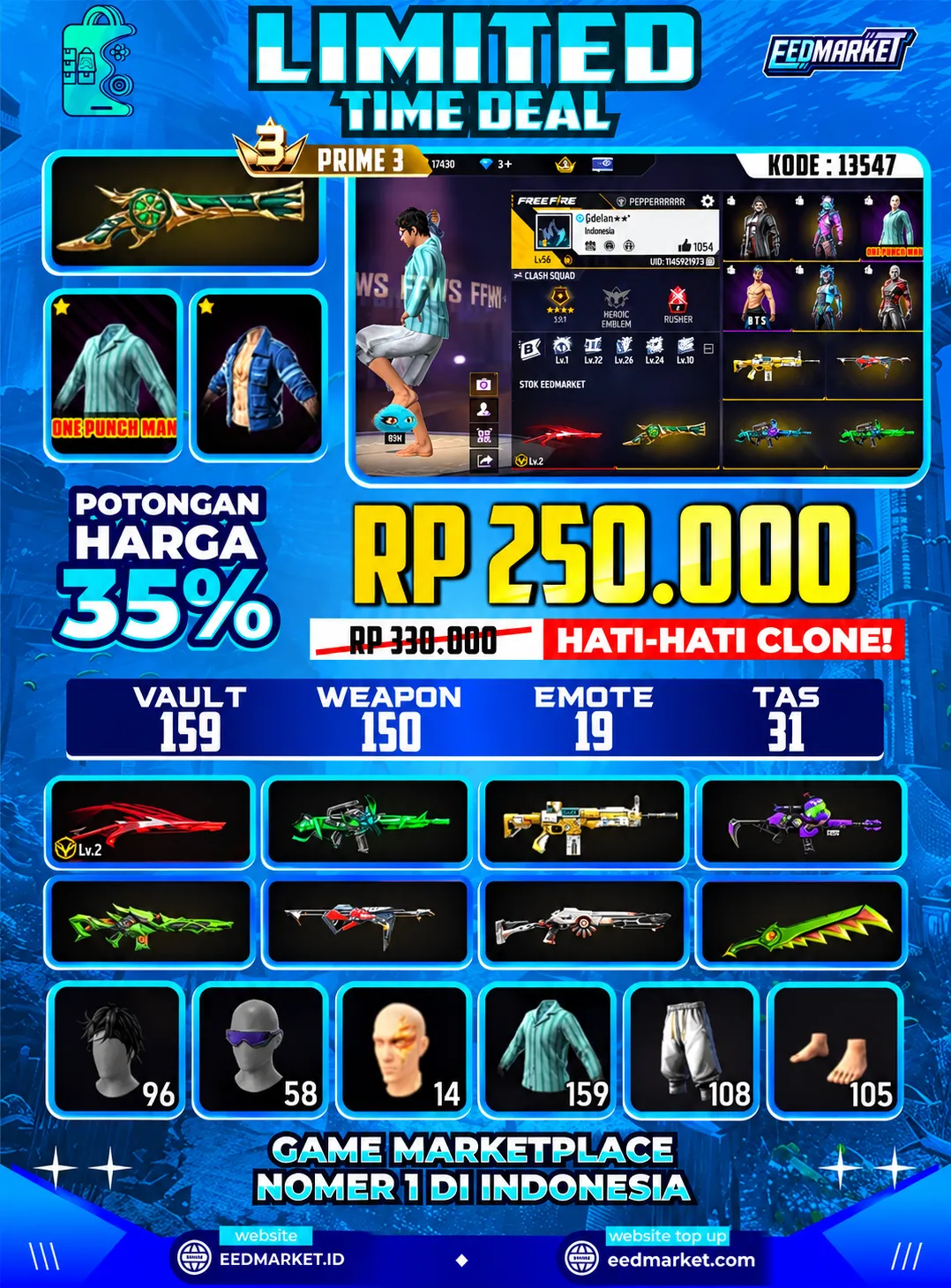 SG2 TROMPET EVO SCORPIO LVL2 SAITAMA ON