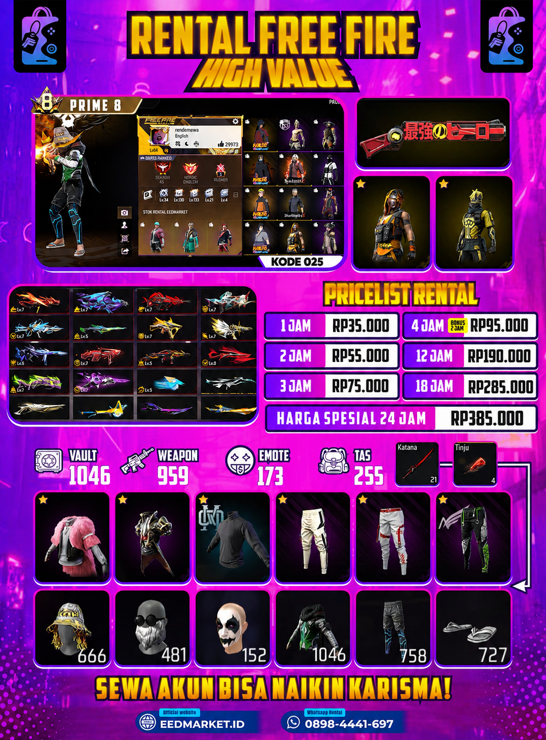 FF 025 - SG OPM RAPPER MAX 11 POKER IJO JENGGOT BNL FJOKER